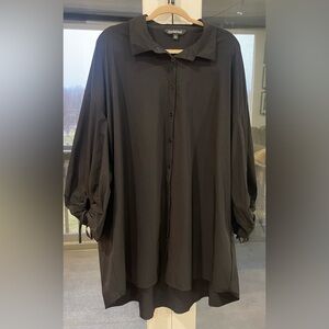 XXL Women’s Puffer Sleeve Long Sleeve Dress